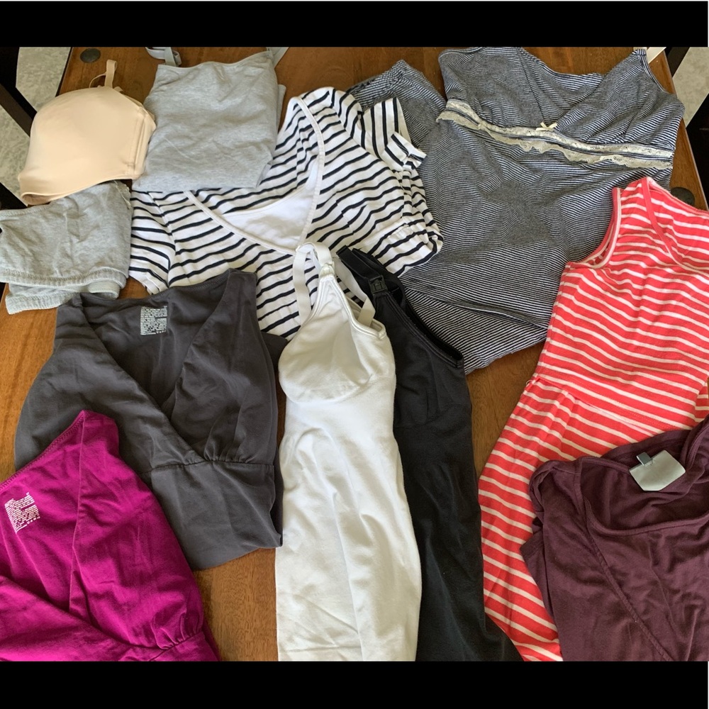 Nursing lot - Bump, milk, Latched Mama, H&M